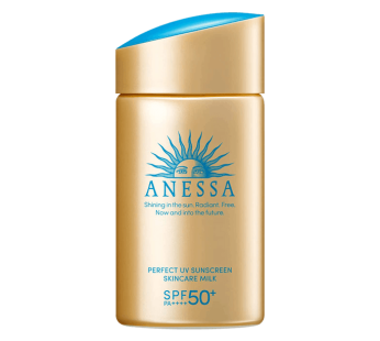 SHISEIDO Anessa Perfect UV Sunscreen Skin Care Milk SPF50+ PA++++, 2 fl oz