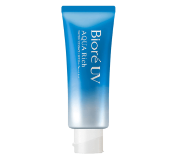 KAO Biore UV Aqua Rich Watery Essence,Blue Bottle Sunscreen SPF50+ PA++++, 2.47 oz