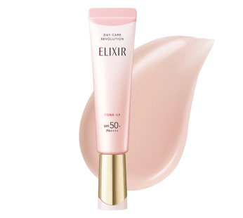 Elixir Day Care Revolution Tone Up Sunscreen Lotion, SPF50+ PA++++, 1.23 oz 【2024 NEW】