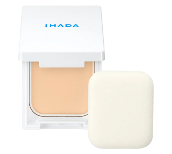 SHISEIDO IHADA Vaseline Moisturizing Multi-Care UV Powder Brightening SPF 40 PA+++, 0.32 oz – Sensitive skin