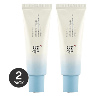 Beauty of Joseon Relief Sun Aqua-fresh: Rice + B5 Sunscreen, SPF50+·PA++++, 1.69 fl oz.*2【Value Pack】